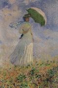Claude Monet Study of a Figure Outdoors Sweden oil painting artist